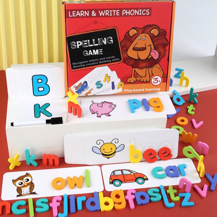 Đồ Chơi Ghép Chữ Cho Bé Spelling Game Học Ghép Chữ Tiếng Anh
