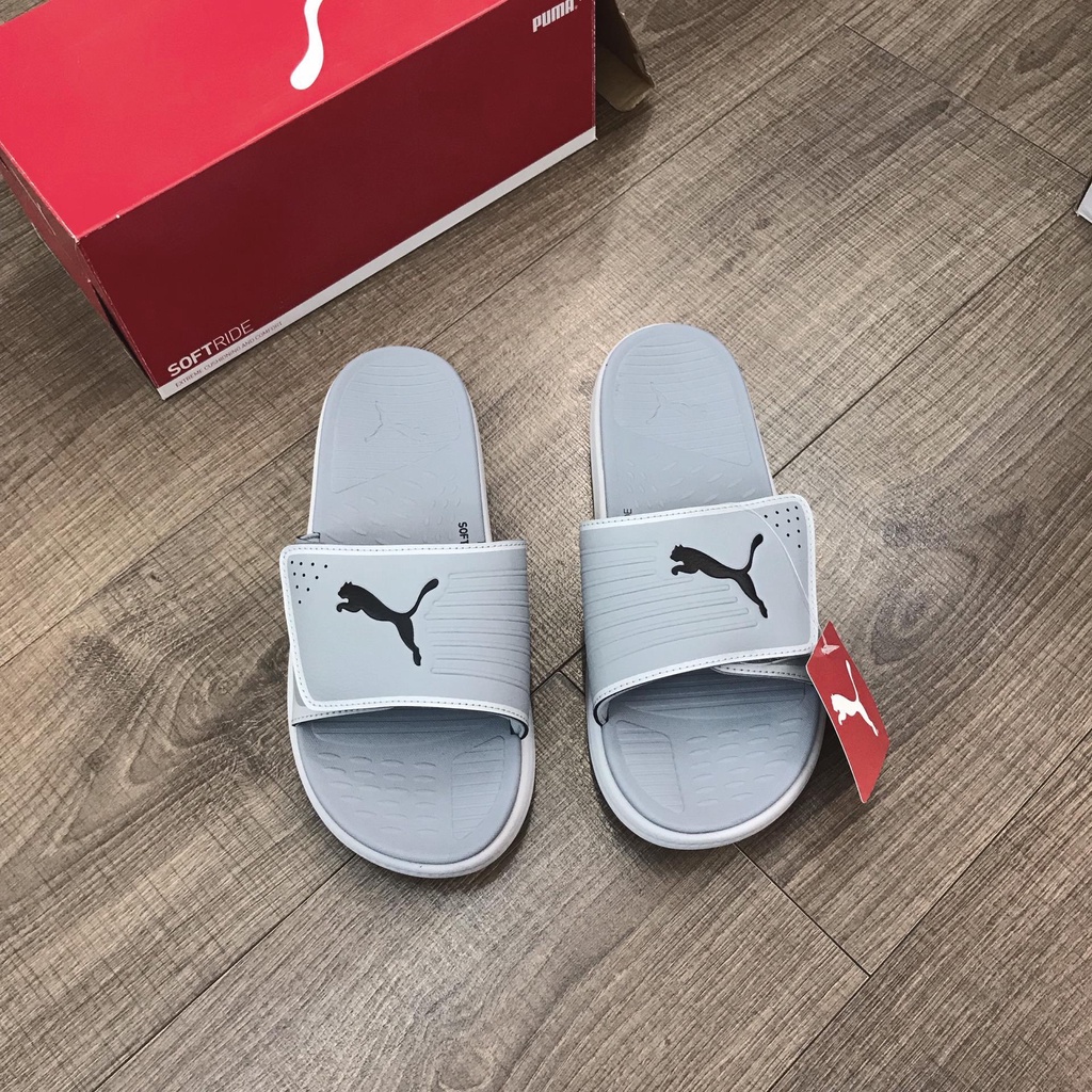 Dép Puma_Softride XÁM QUAI NGANG DÁN 10898