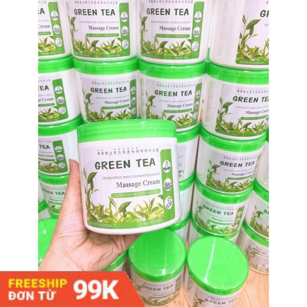 KEM MASSAGE TRÀ XANH GREEN TEA