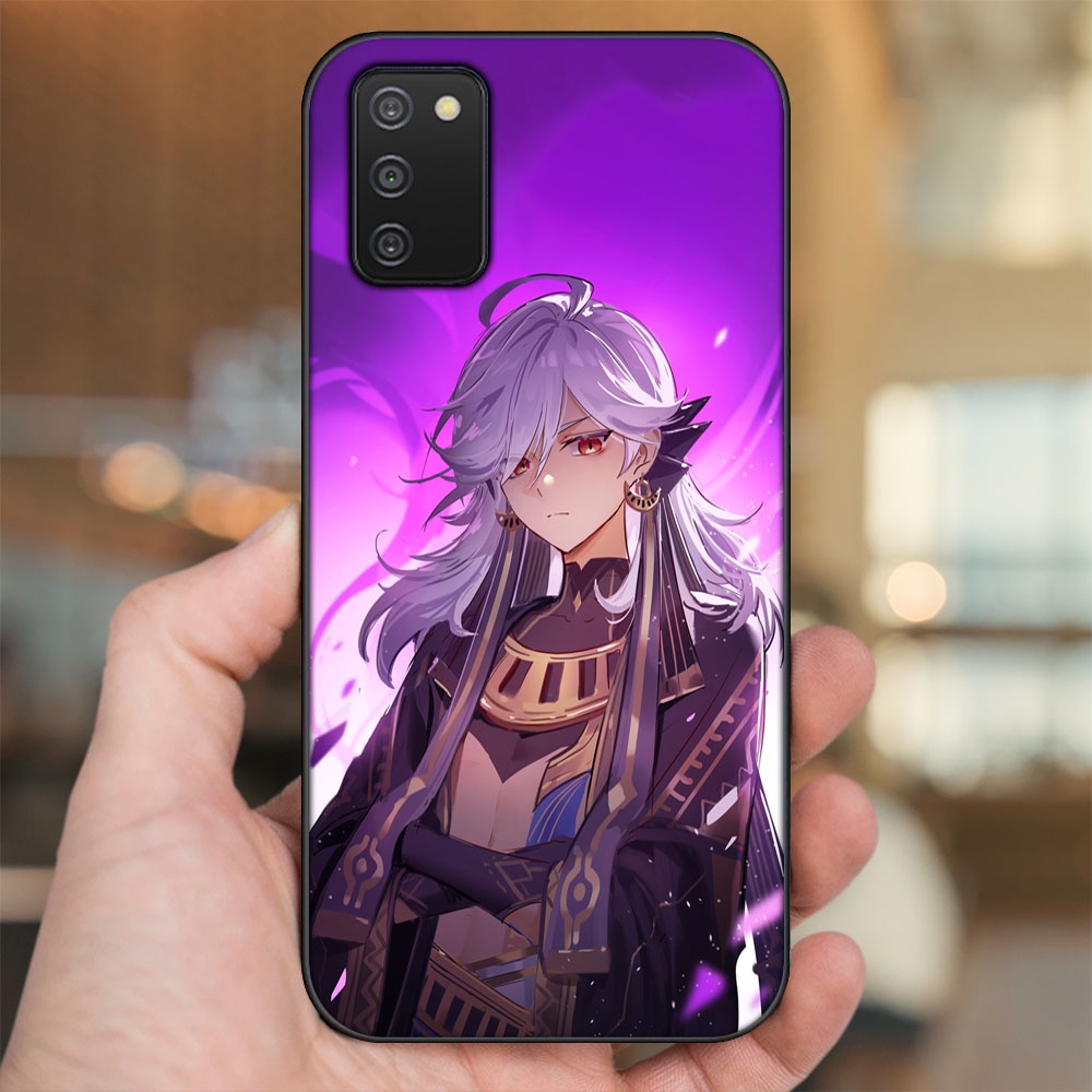 Ốp lưng Samsung A03S viền đen in hình Cyno Genshin Impact