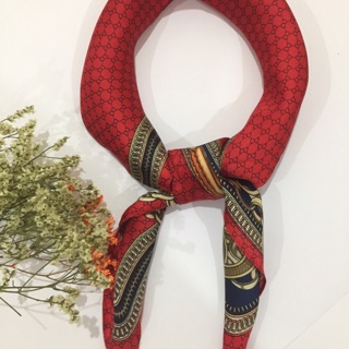 Khăn turban vuông 70*70cm lụa đẹp