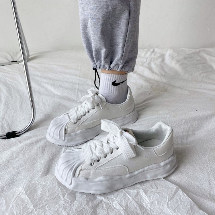 Fashionable Ulzzang Comfortable Canvas Sneaker Shoes for Women