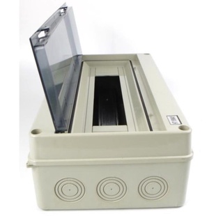 Vỏ tủ điện cho hệ thống điện gắn 4 át đôi etek ht-8way