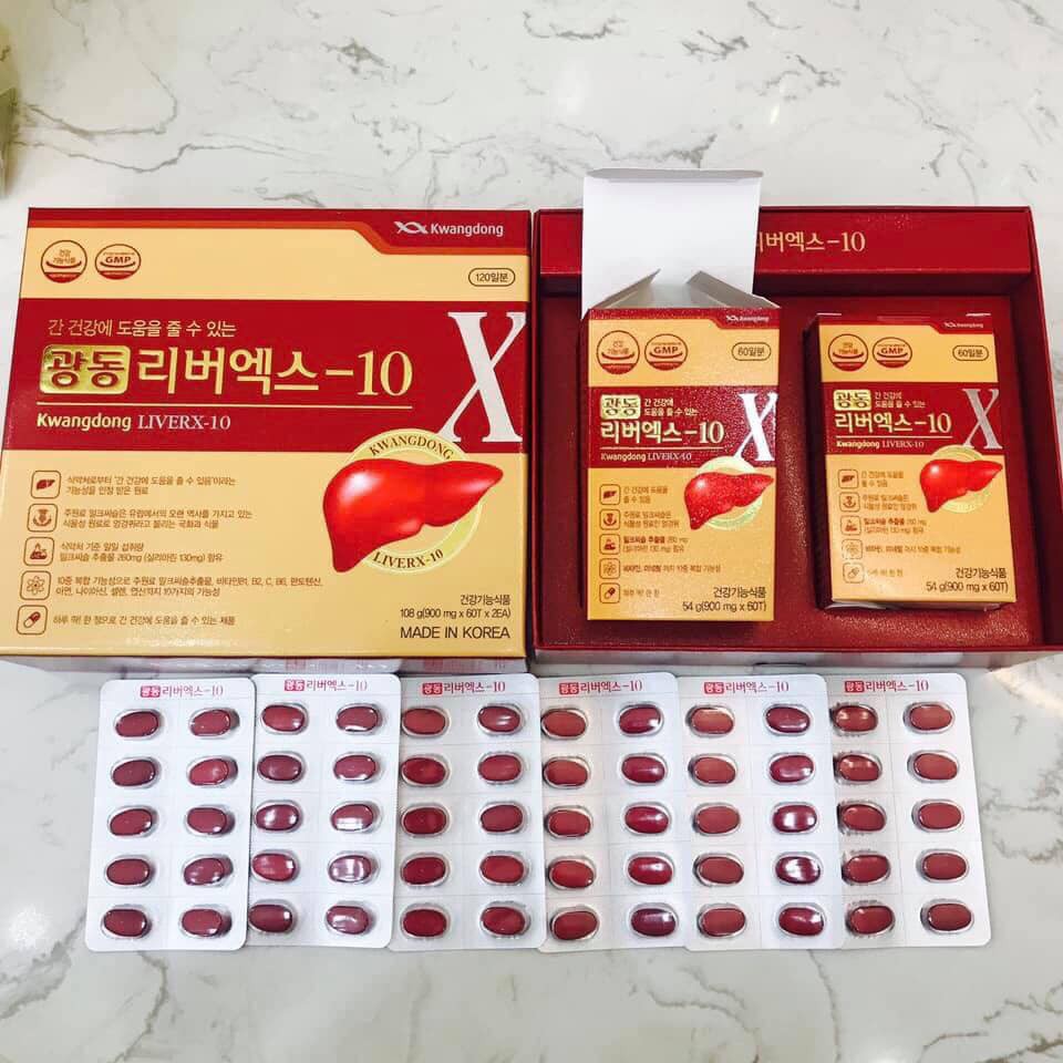 Bổ Gan Cao Cấp Kwangdong Hàn Quốc hỗ trợ mát gan thải độc bảo vệ gan