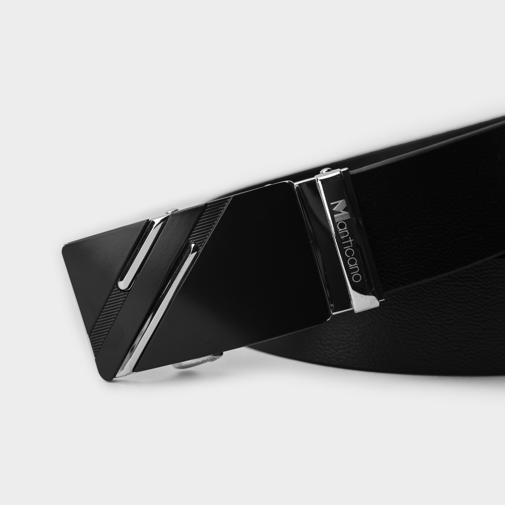 Thắt lưng nam cao cấp Manticano da bò thật nguyên miếng mẫu khóa tự động TL14