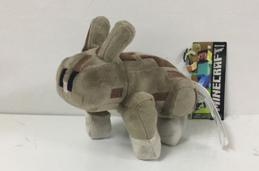 Búp bê nhồi bông hình Minecraft có lông mềm kích thước 15-26cm dành cho bé