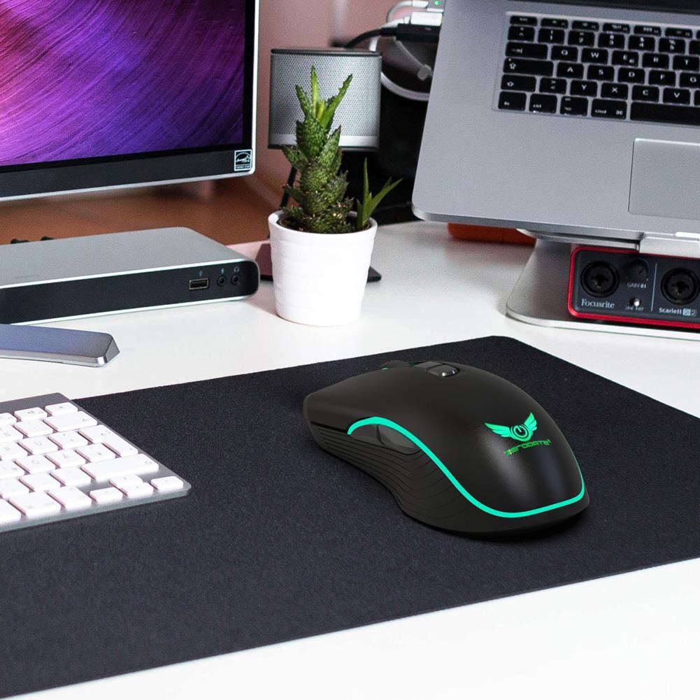 Chuột Sạc Không Dây Zerodate T26 2.4g Với Giao Diện Type C Cho Máy Tính Văn Phòng / Nhà Ở