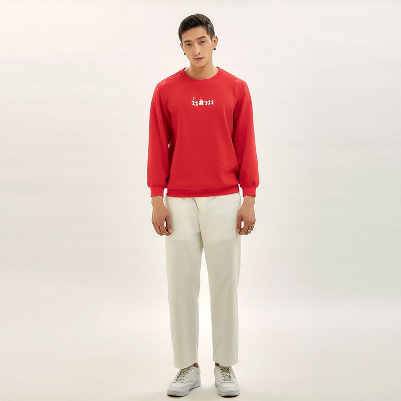 Áo thun nam dài tay CIZA cổ tròn vải cotton cao cấp trẻ trung năng động ATDR11