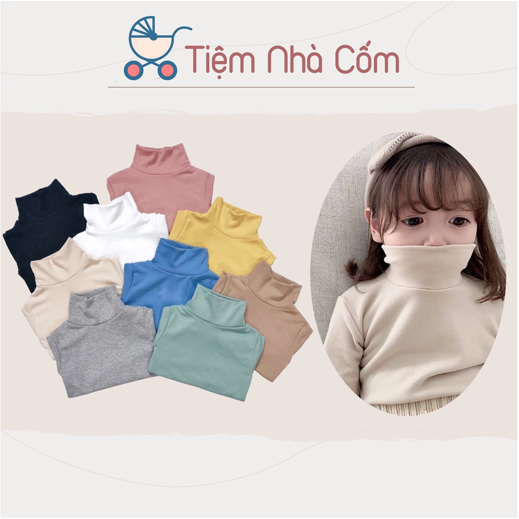 Áo giữ nhiệt cho bé trai, bé gái cotton dày dặn phong cách Hàn Quốc - MC179