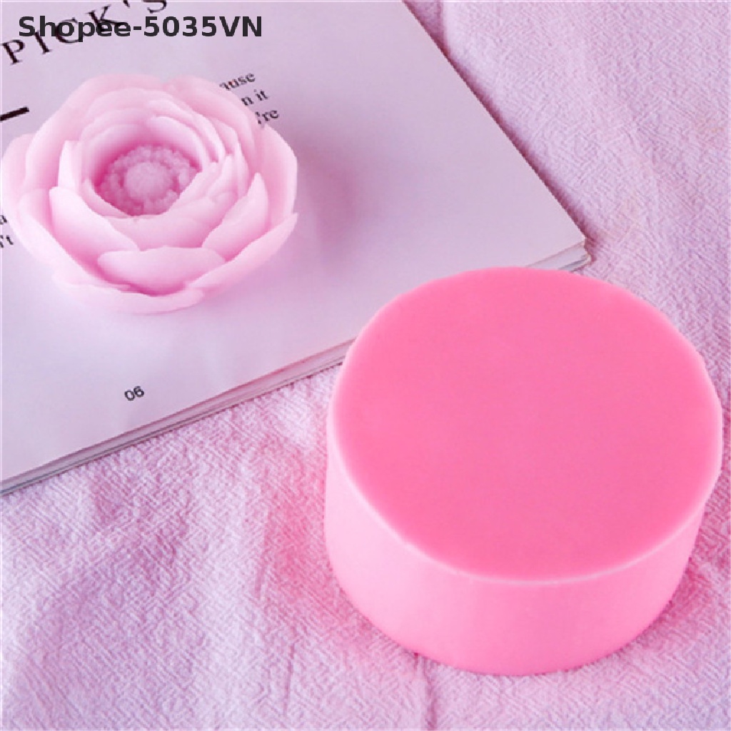 Khuôn Silicone Làm Bánh / Xà Phòng Hình Hoa Mẫu Đơn 1.vn