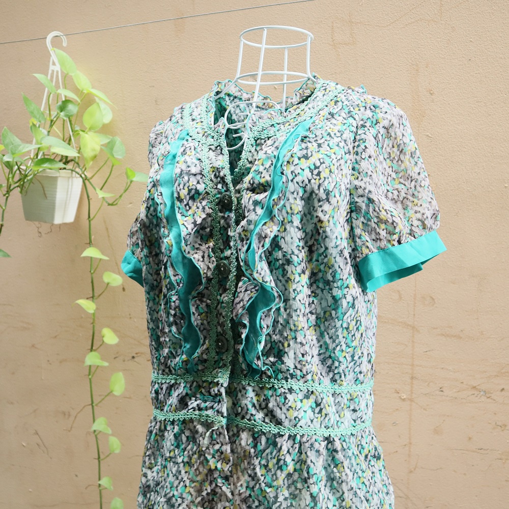 Áo xanh kiểu - 2hand