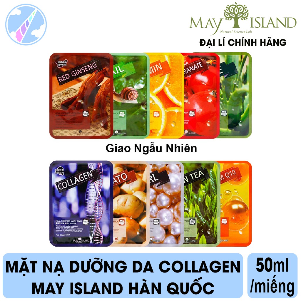 Mặt nạ dưỡng da Collagen May Island Hàn Quốc (giao ngẫu nhiên)