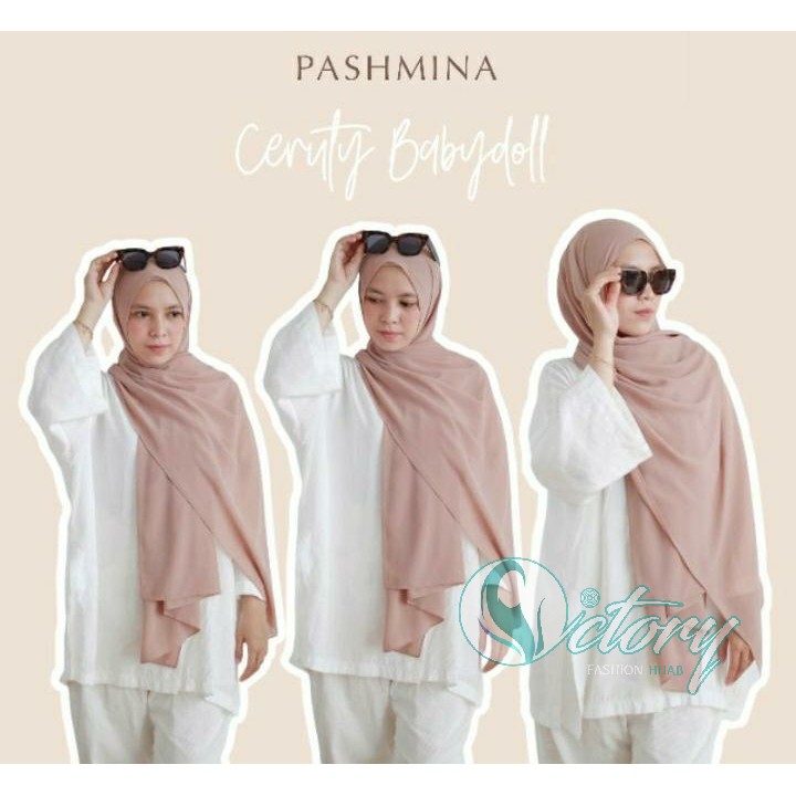 Áo Choàng Hijab Pashmina Babydoll