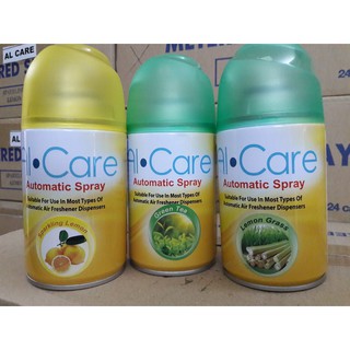 Chai xịt thơm phòng Alcare 300ml (dùng được cho các loại máy xịt phòng tự động)