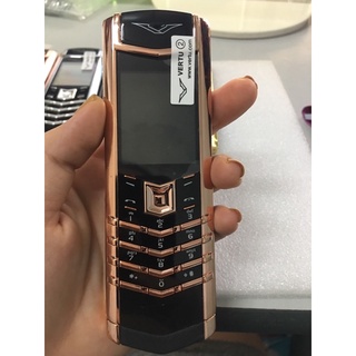 Điện thoại VTU K8 da-vàng hồng- 2 sim 2 sóng