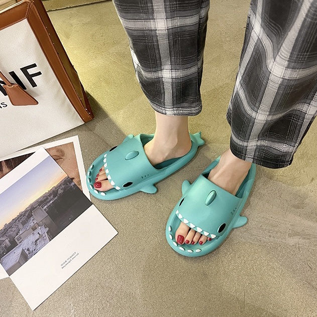 Dép Đế Bánh Mì Quai Ngang Cá Mập Êm Chân (chọn tăng 2-3 size) - clip thật
