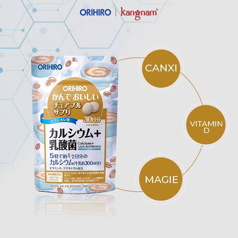 Viên Bổ Sung Canxi Và Lợi Khuẩn Orihiro 150 Viên