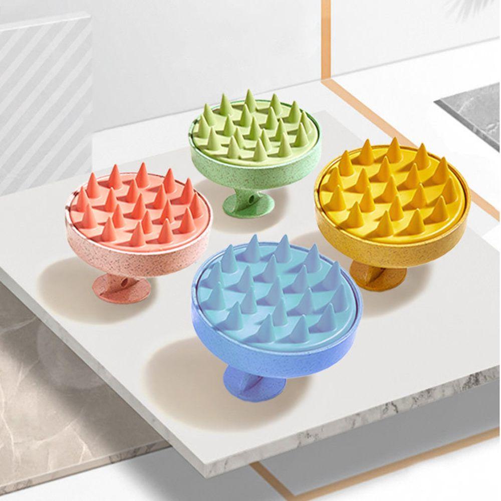 Lược Silicone Rơm Lúa Mì Mát Xa Da Đầu Chăm Sóc Sức Khỏe Cho Spa