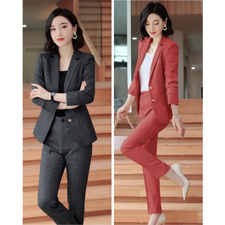 Set nguyên bộ áo Vest 2 lớp tay dài - quần dài TJ39