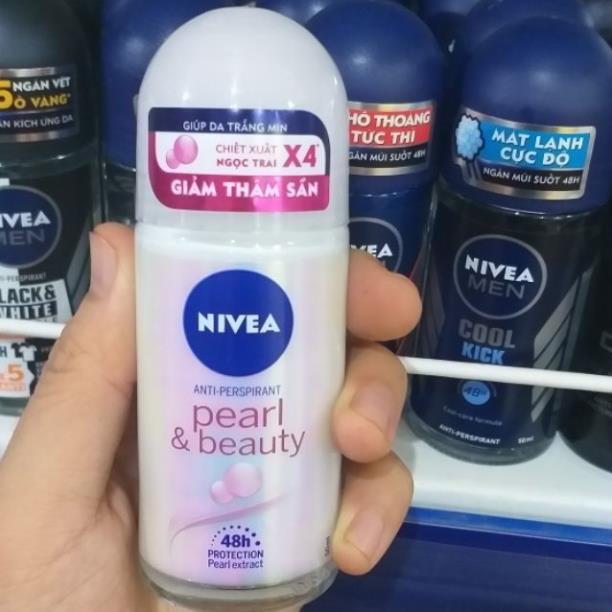 Lăn Ngăn Mùi NIVEA Ngọc Trai Đẹp Quyến Rũ 50ml