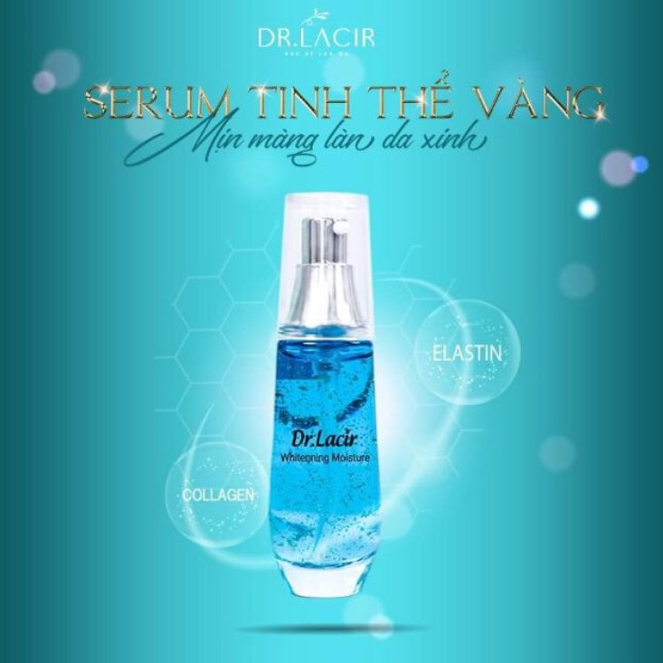 [kèm quà] SERUM DƯỠNG TRẮNG DA COLLAGEN Tinh Thể Vàng 24K DR.LACIR 50ml - Cho làn da hoàn hảo