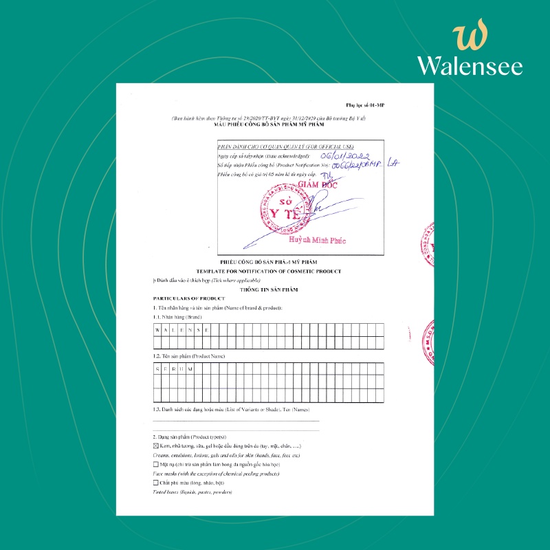 Dầu Dưỡng Phục Hồi Walensee Thải Độc Da, Dưỡng Ẩm Chuyên Sâu