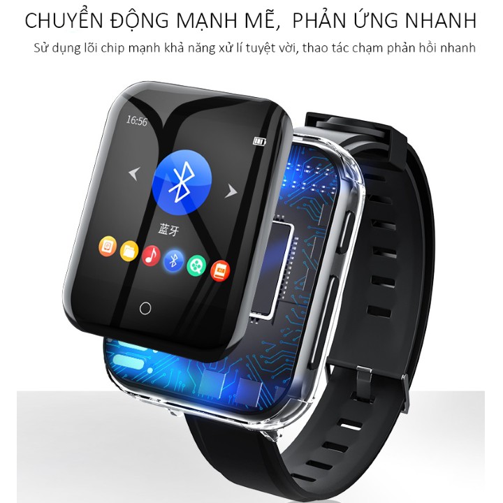 [Mã ELHACE giảm 4% đơn 300K] Máy Nghe Nhạc Xem Phim Mp3 Mp4 Bluetooth Màn Hình Cảm Ứng Ruizu Hàng Chính Hãng