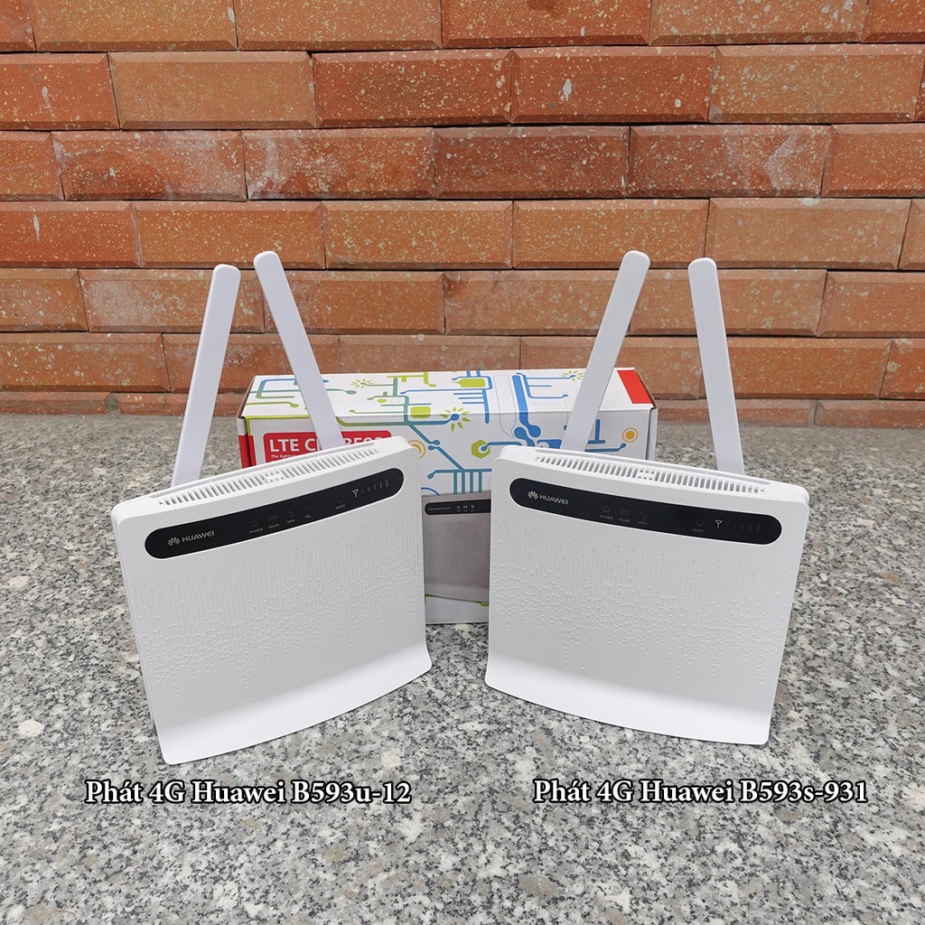 Bộ Phát wifi Huawei B593u-12 | Bộ phát Wifi 3G/4G LTE 100Mbps, Chịu tải 32 máy đồng thời | Hàng Chính Hãng