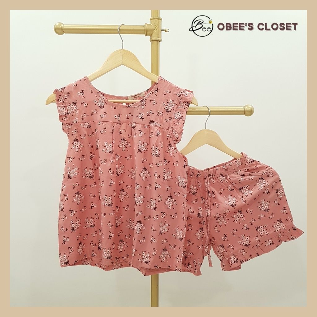 Bộ mặc nhà nữ Obee'sCloset Set bộ đùi xược Nhật mềm mát, ít nhăn FREESIZE từ 45 - 55kg