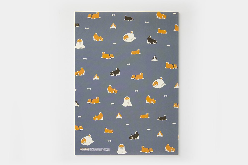 Sổ Ghi Chú ARTBOX Hàn Quốc In Họa Tiết Chó Shiba Dễ Thương Tiện Dụng