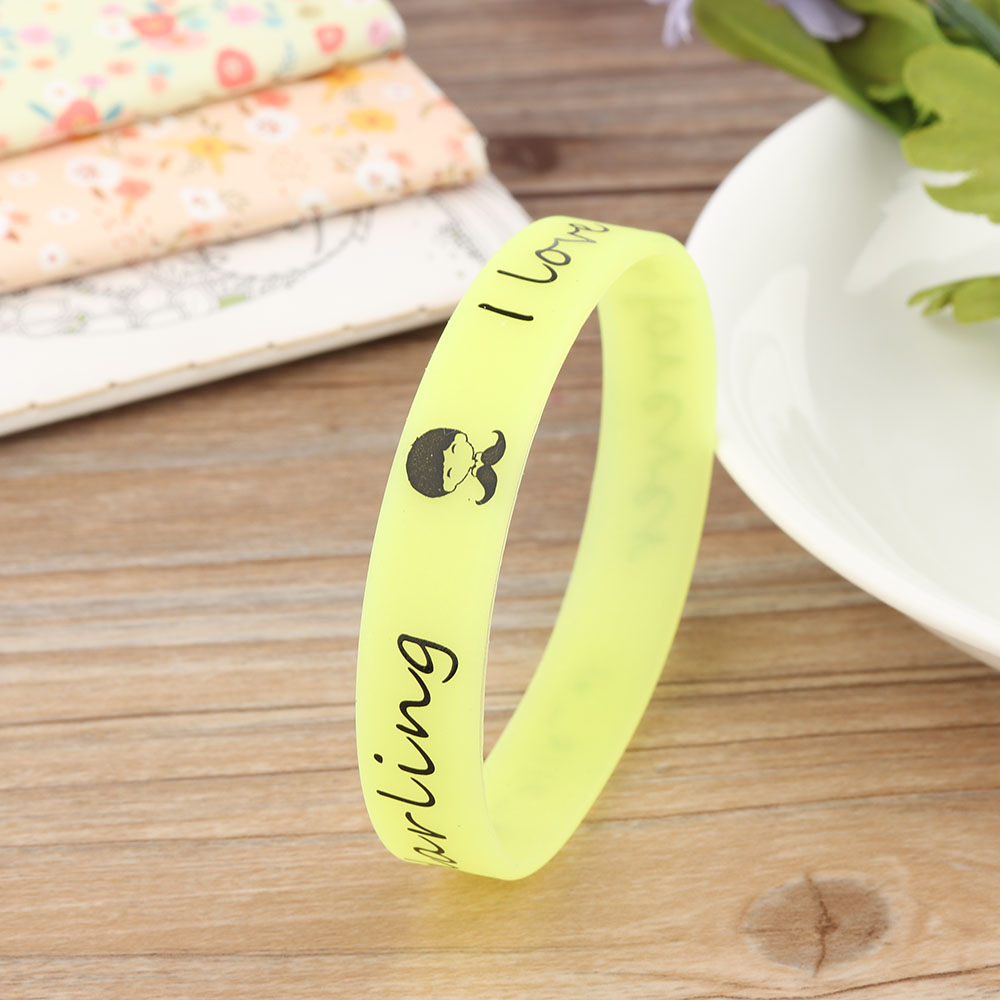 Bộ 1/5/10 Vòng Tay Silicone Phát Sáng Trong Bóng Tối Cho Nam Và Nữ