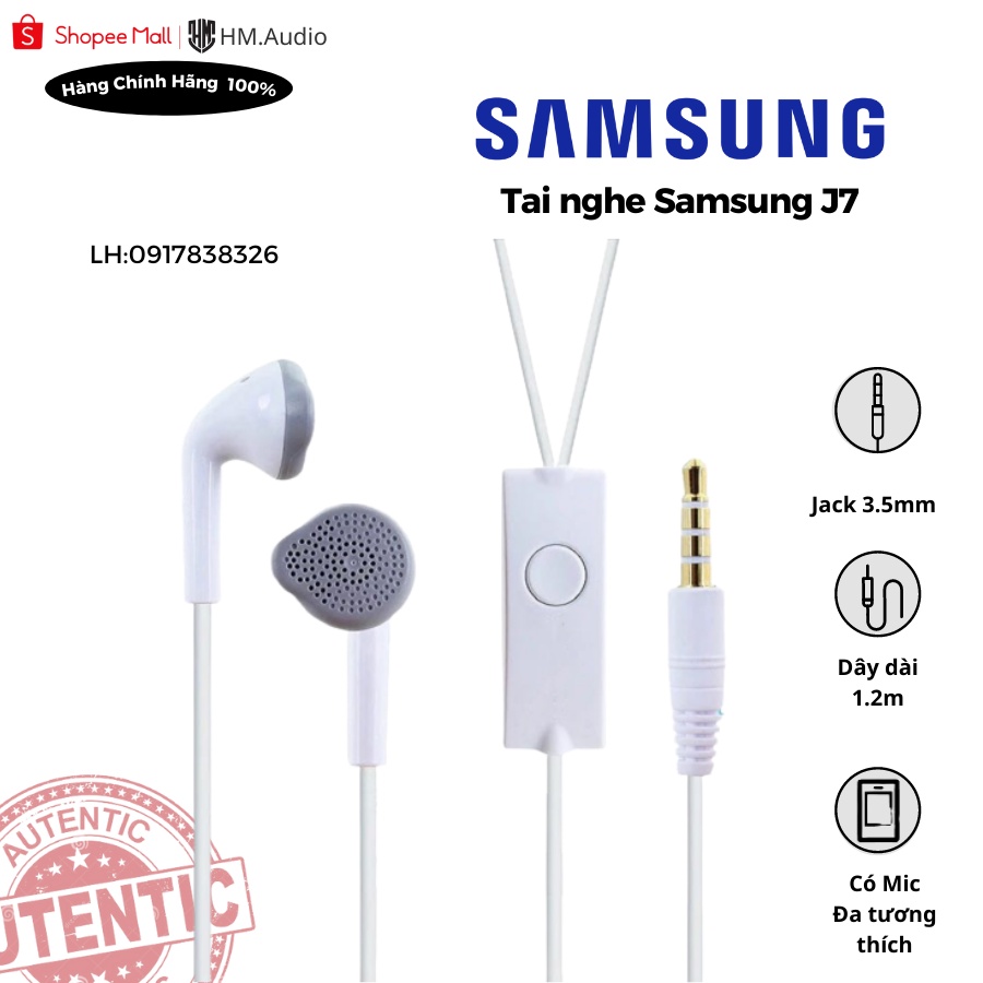 Tai nghe samsung galaxy J7 prime - Hàng chính hãng