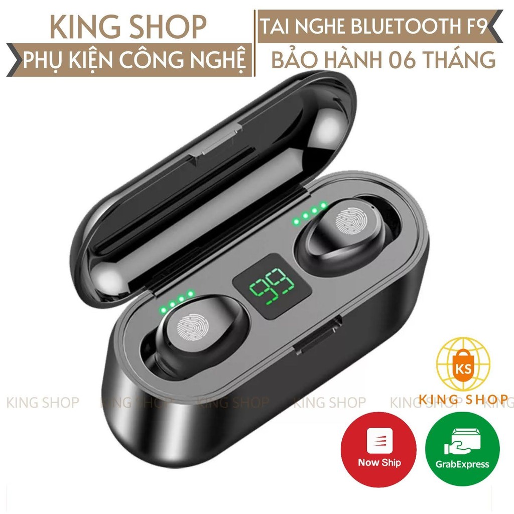 Tai Nghe Bluetooth Cảm Ứng Không Kiêm Sạc Dự Phòng Amoi V5.1 F9| Bảo Hành 6 Tháng