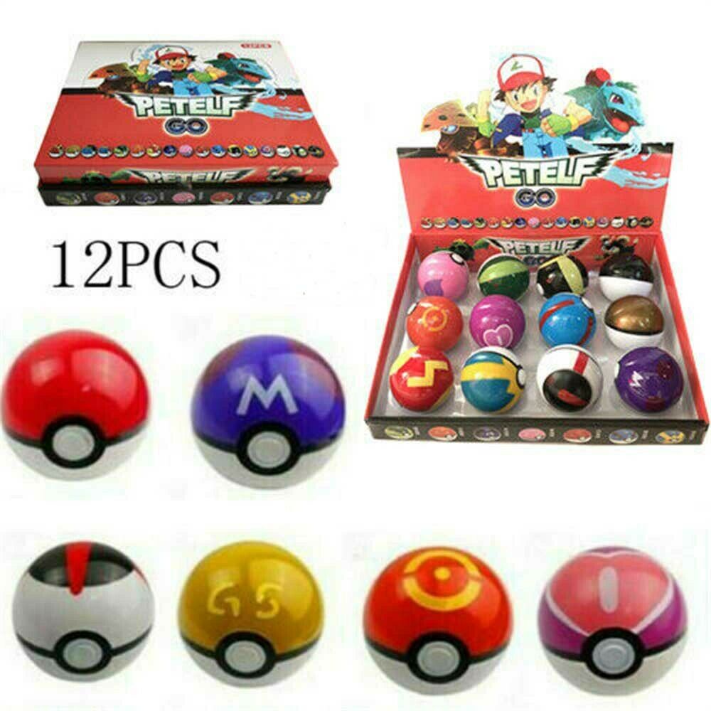 Set 12 Quả Cầu Pokemon Đồ Chơi Cho Bé