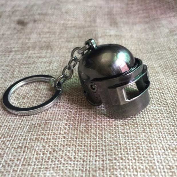 Móc khoá mũ 3 chảo balo pubg