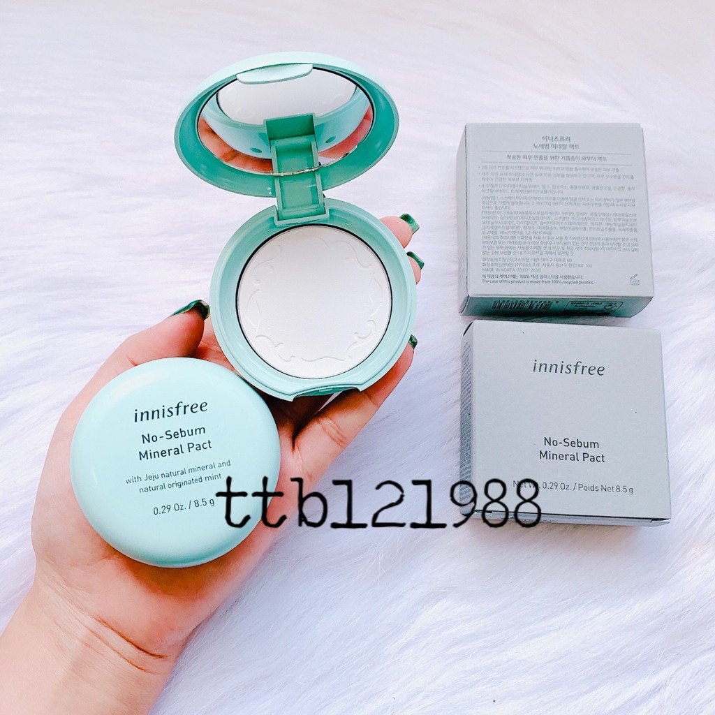 Phấn Phủ  No Sebum Mineral Innisfree Đủ Dòng