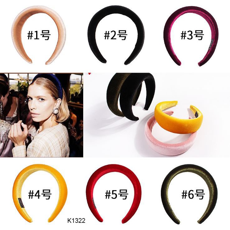 Băng đô, cài tóc nhiều màu sang trọng cao cấp Orin K1322