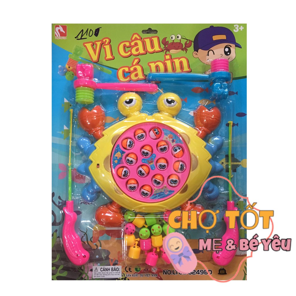 Bộ Đồ Chơi Câu Cá Đập Chuột 2 Trong 1 dành cho bé yêu giúp bé rèn tính khéo léo và kiên trì.