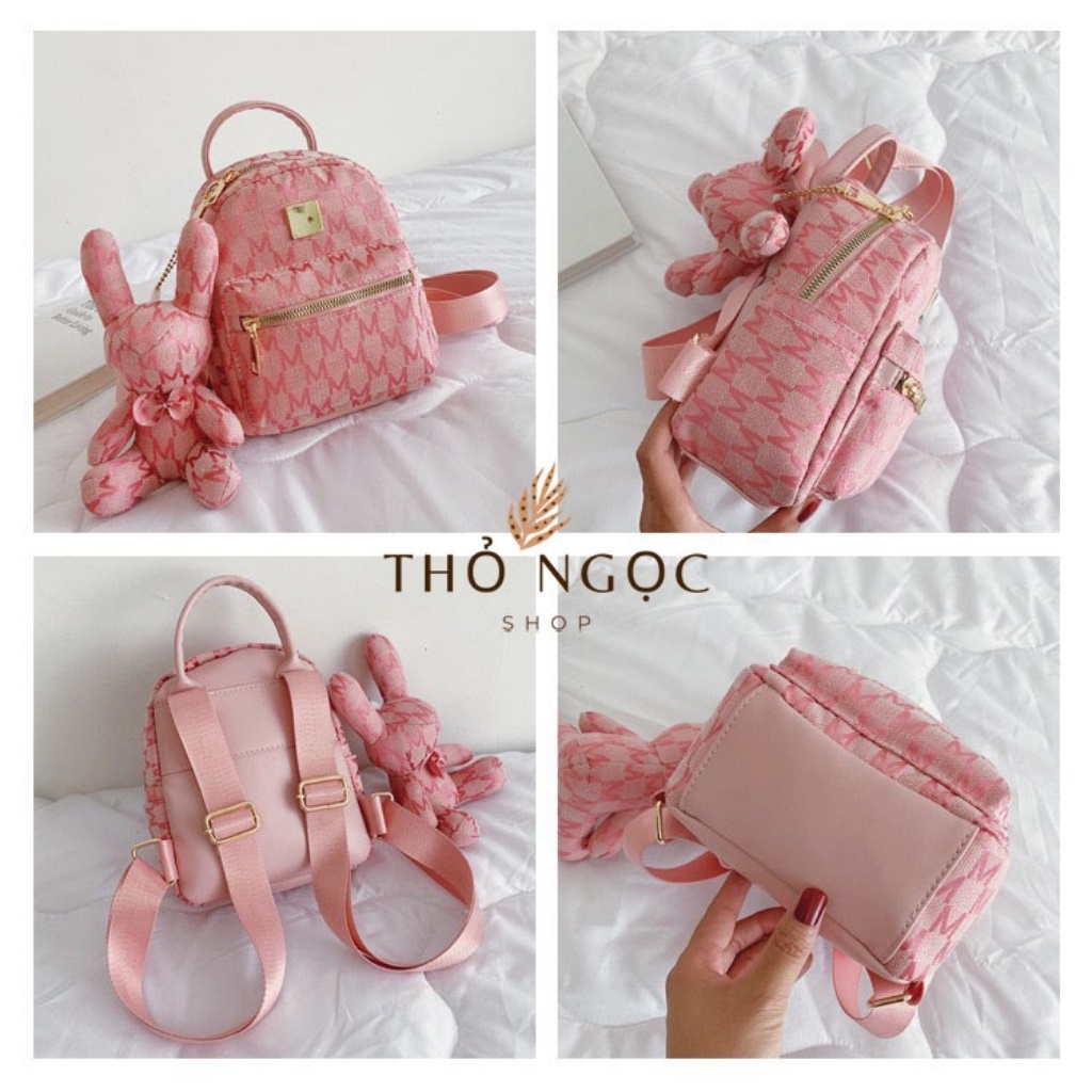 Balo Nữ ❤FreeShip❤ Balo Mini Chất Da Đẹp Kiểu Dáng Trẻ Trung Sành Điệu Size 19