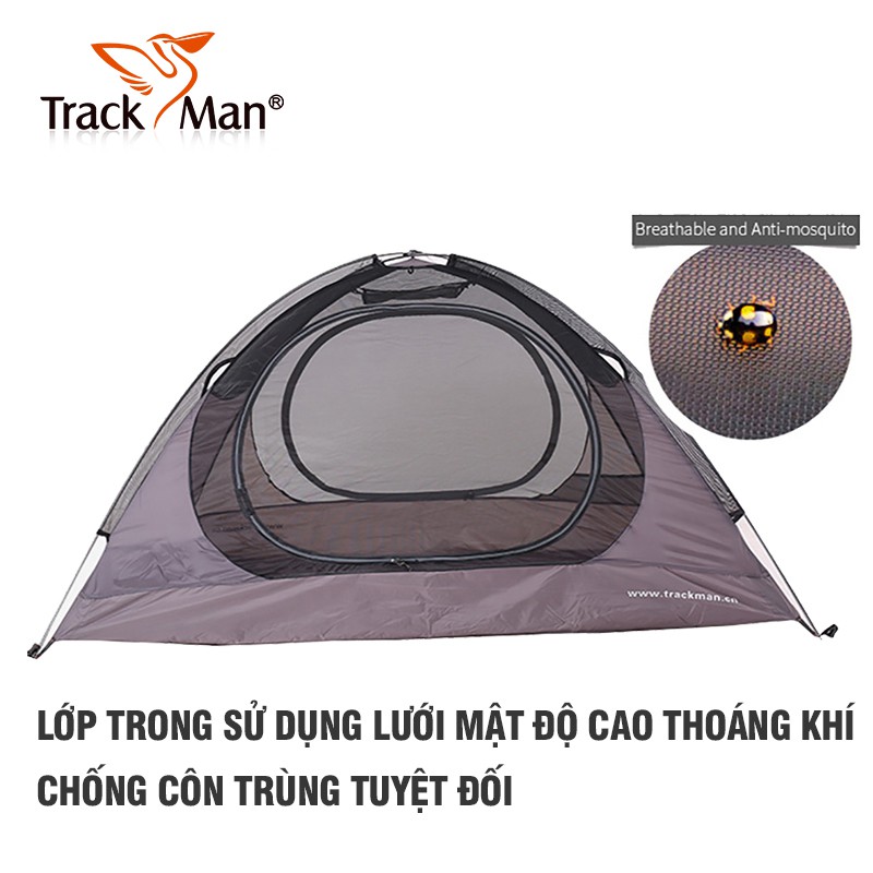 Lều cắm trại 2 người 2 lớp Trackman TM1211