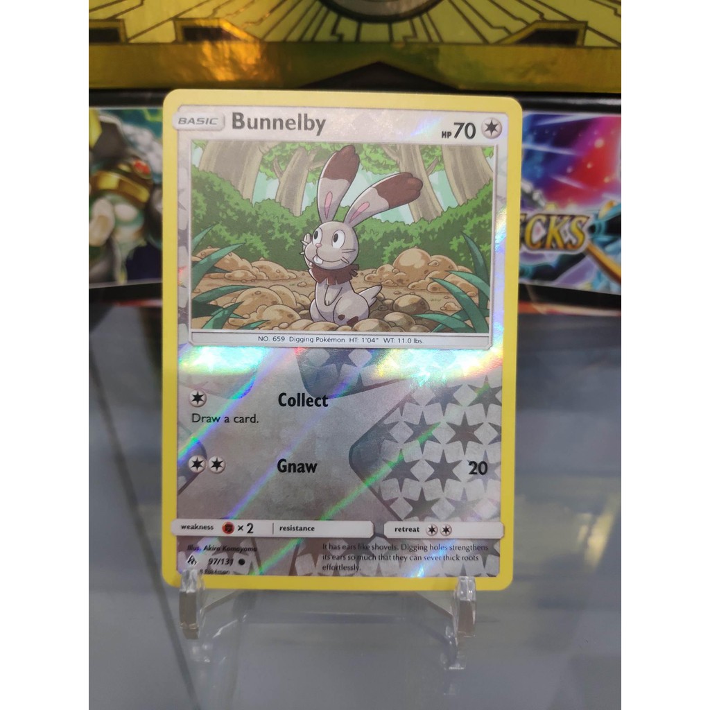 [ Dưa Hấu Yugioh ] Lá bài thẻ bài Pokemon Bunnelby