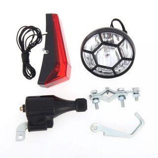 Bộ Đèn Pin Dynamo 6V 3W Cho Xe Đạp