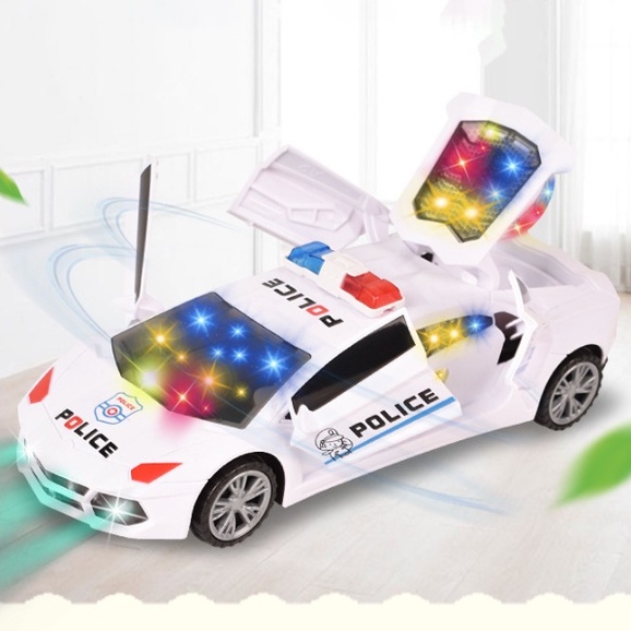 [Hàng sẵn] Đồ chơi xe Ô tô đồ chơi Xoay 360 độ Có đèn, phát nhạc vui nhộn