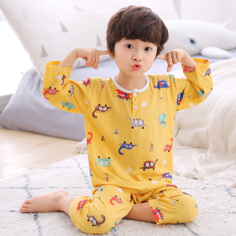 Bộ Đồ Ngủ 2 Món Bằng Cotton Giữ Ấm Cho Bé Gái