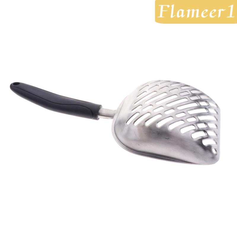 Xẻng Xúc Đất Lớn Bằng Nhôm Bền Với Xẻng Sâu Cho Mèo Cưng [Flameameer1]