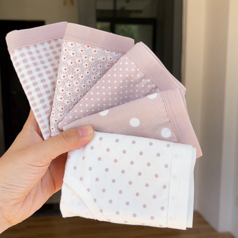 1 Quần Lót Cotton Đáy Tam Giác Chấm Bi Dễ Thương Và Ngọt Ngào Dành Cho Bạn Gái Tuổi Teen