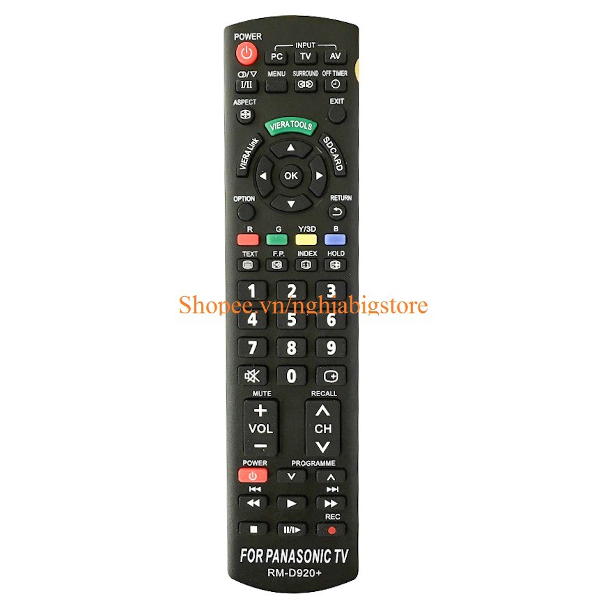 Remote Điều Khiển Tivi PANASONIC, TV LCD, LED RM-D920