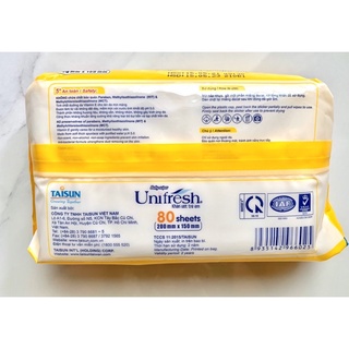 Khăn Ướt Unifresh Family (80 Miếng)