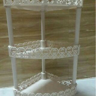 kệ 3 tầng tam giác bằng nhựa