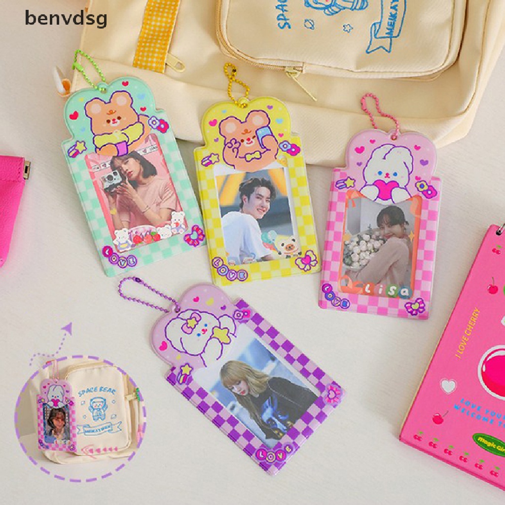 Benvdsg &gt; Ví Đựng Ảnh Thẻ Hình Thỏ Kawaii Kpop Bảo Vệ Ảnh Thần Tượng